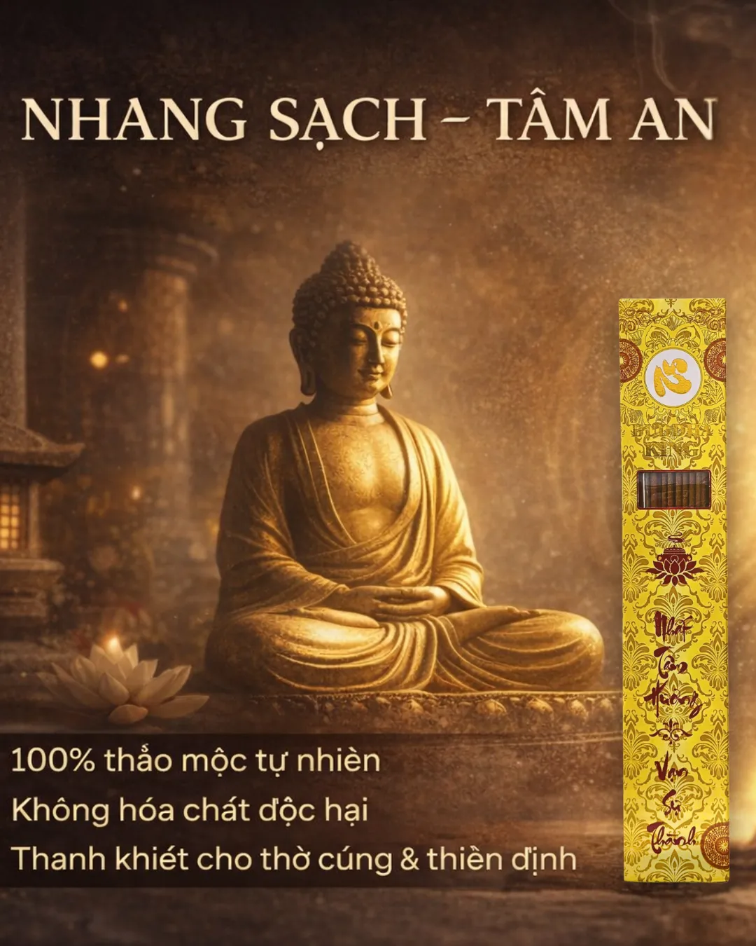 Hương thảo mộc cao cấp Buddha King